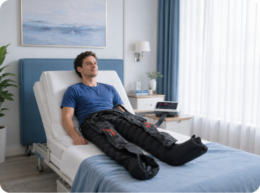 FDA-Cleared 12-Chamber Air Compression Therapy System